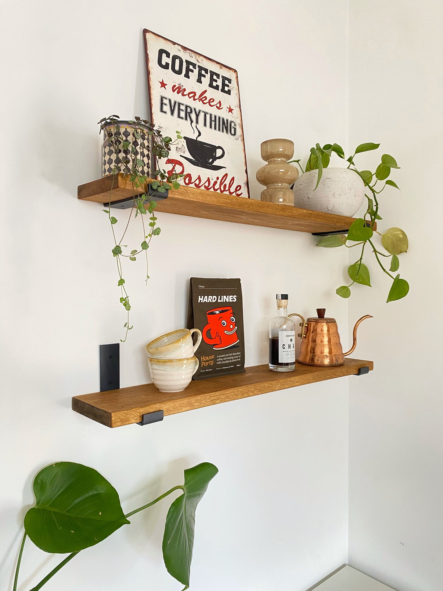 The Bracket shelf - SMOKED OAK