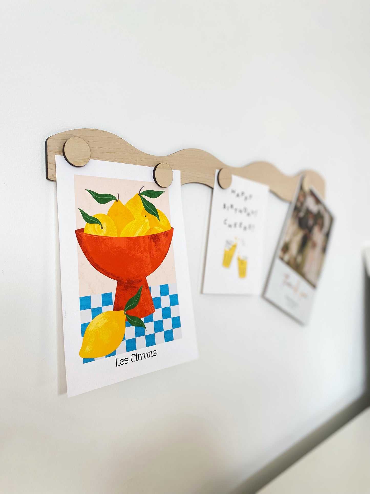 The Memo Display Bar - Wavy - Ash