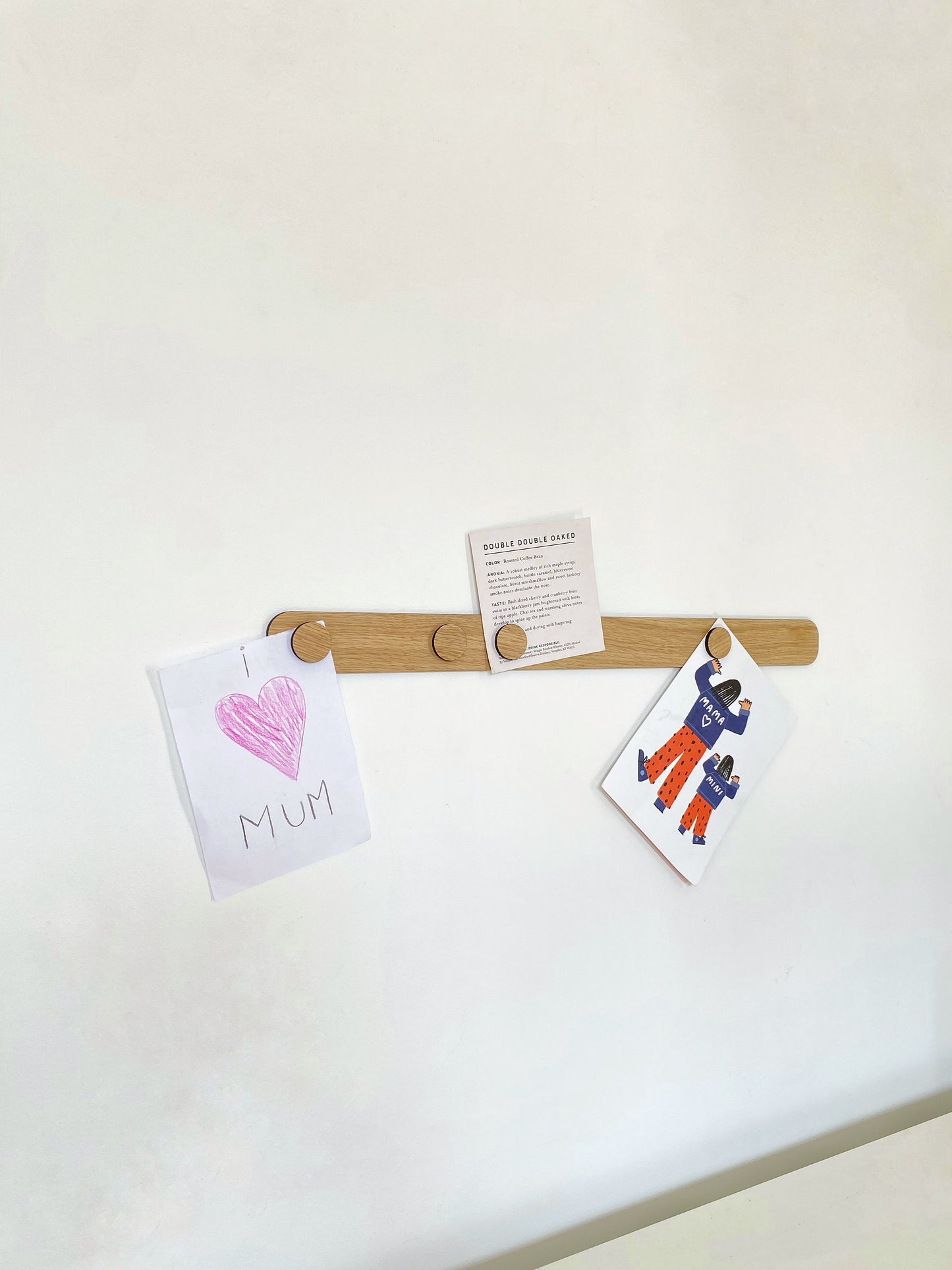 The Memo Display Bar - Oak