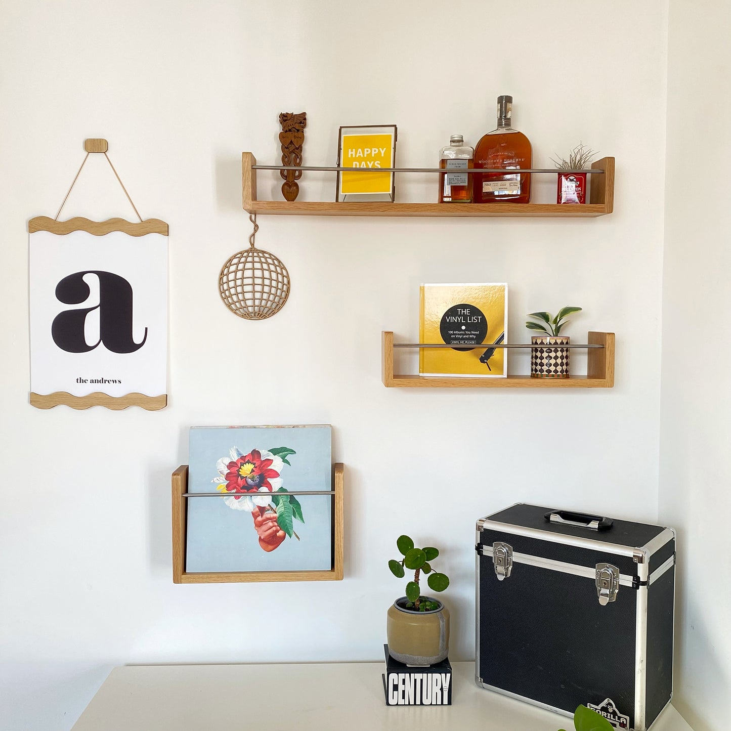 The Compound Vinyl LP Shelf - OAK