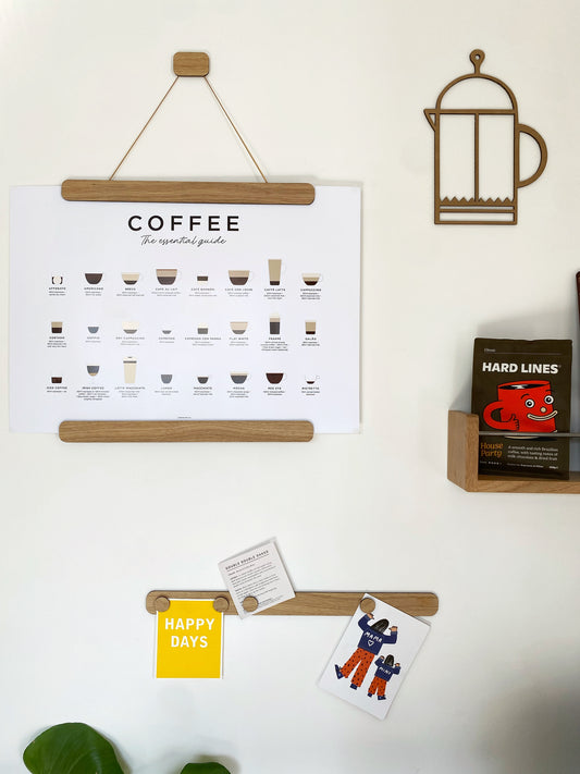 The Memo Display Bar - Oak