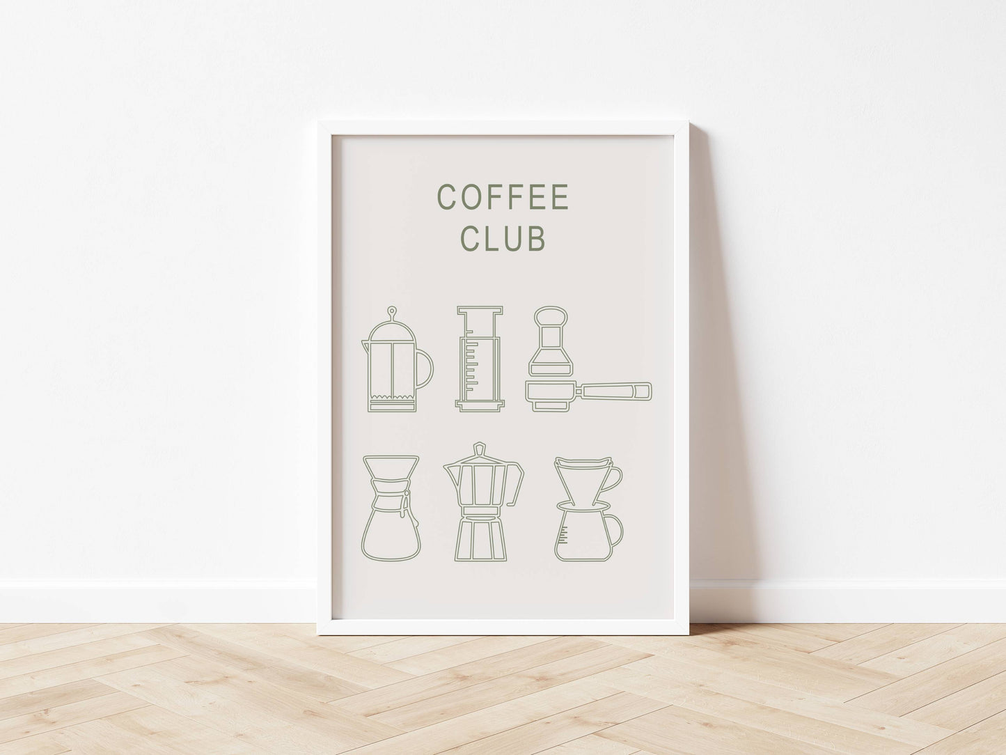 Coffee Club Print