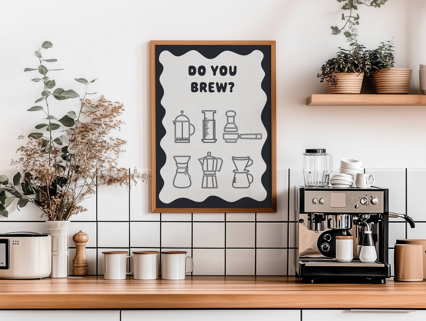 Do You Brew? - Wavy Style Print