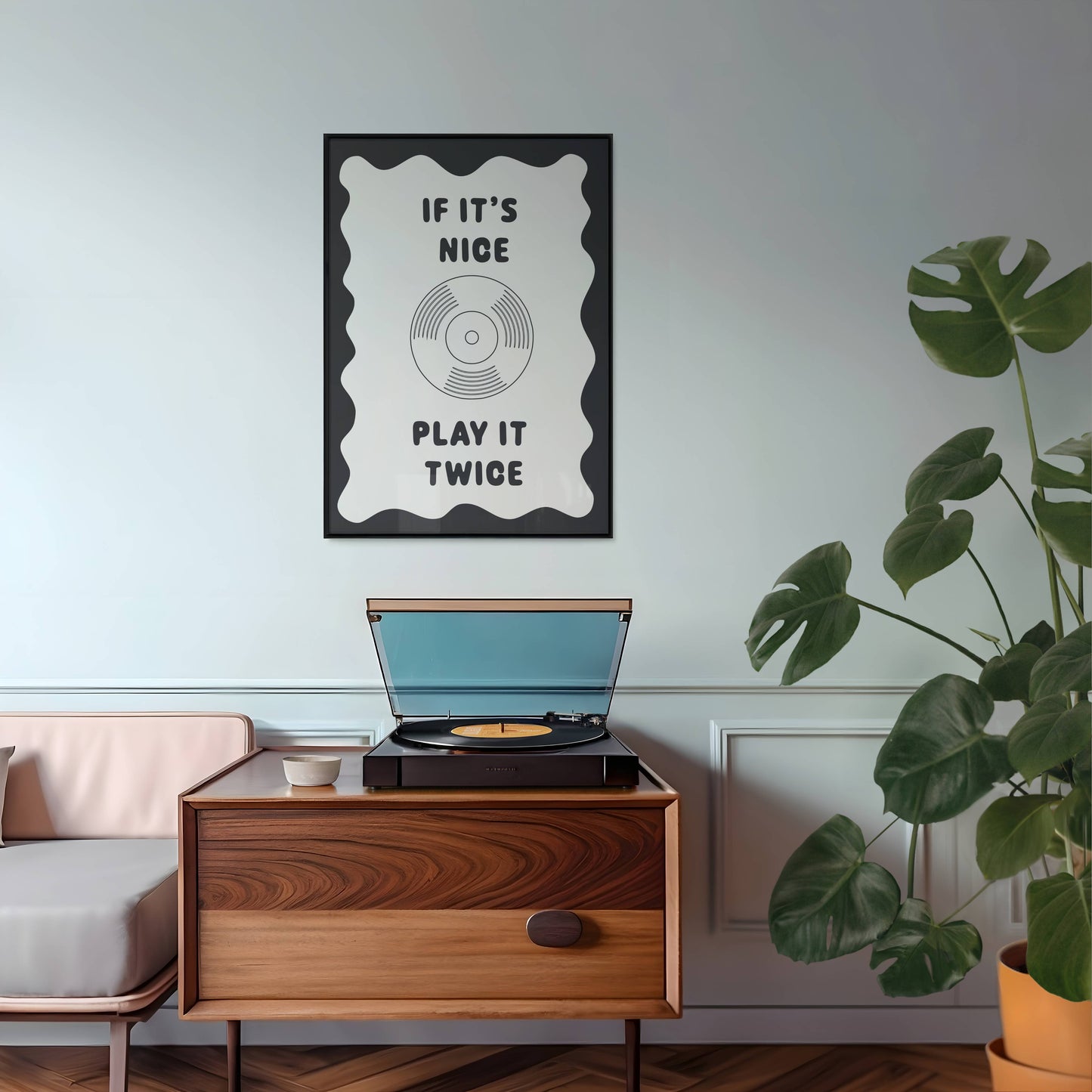 If It's Nice, Play It Twice- Wavy Print