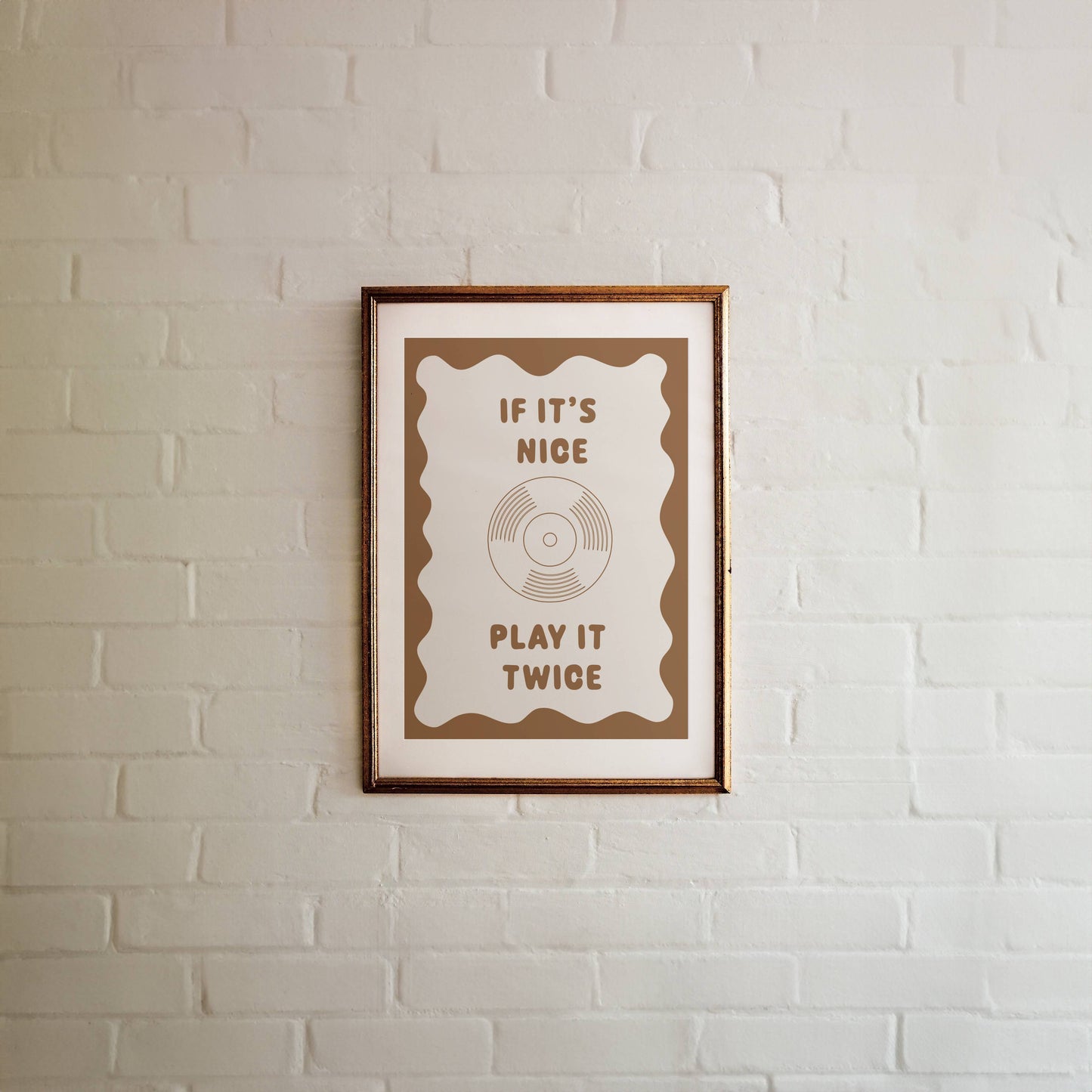 If It's Nice, Play It Twice- Wavy Print