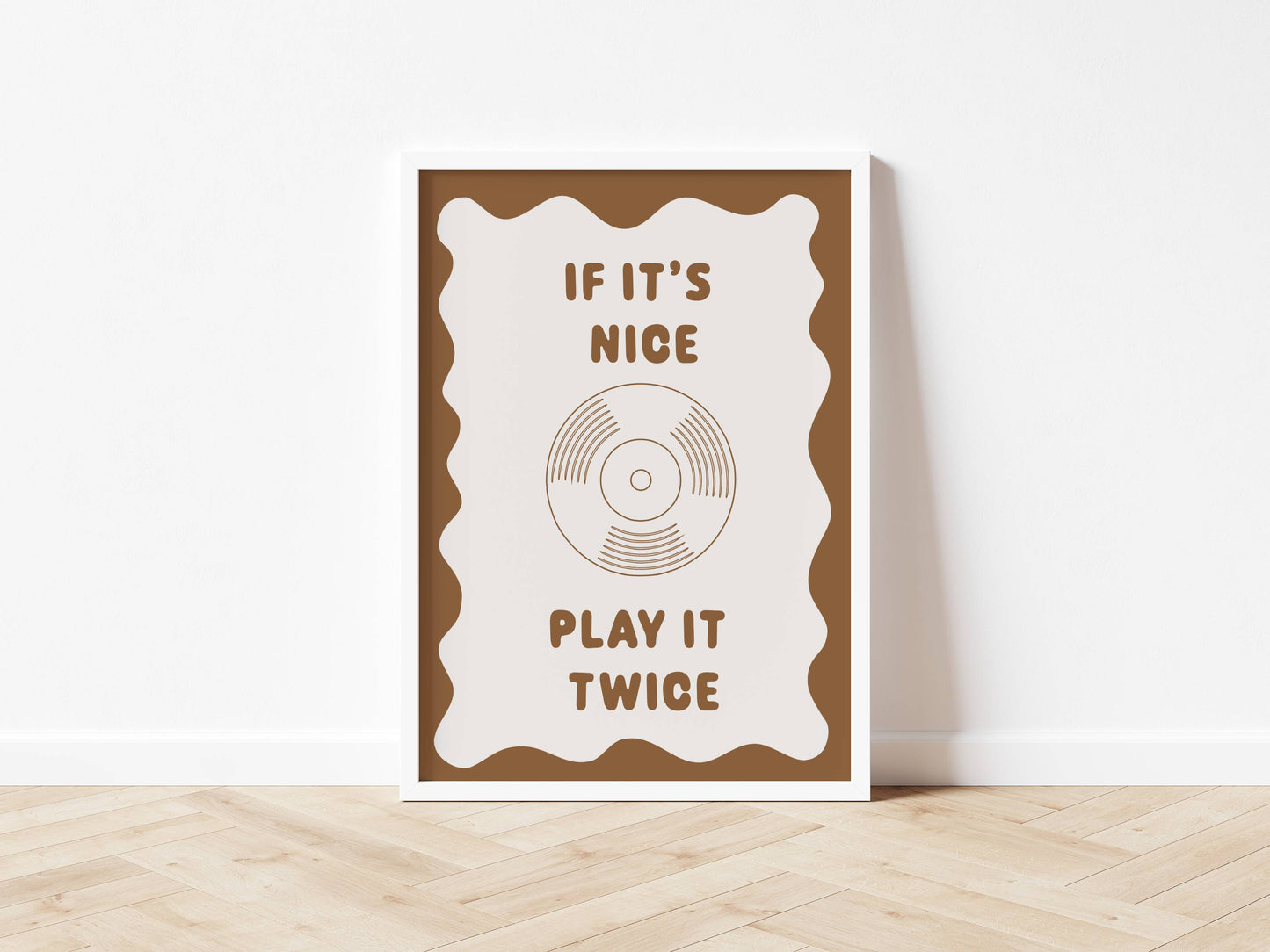 If It's Nice, Play It Twice- Wavy Print