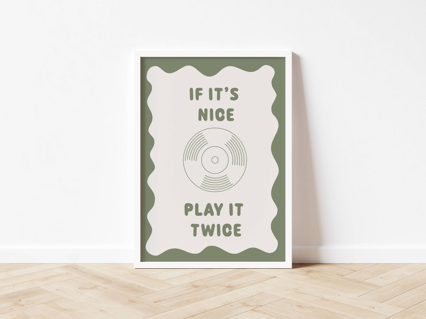 If It's Nice, Play It Twice- Wavy Print