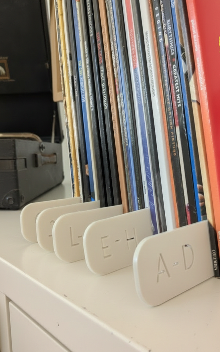 Acrylic Vinyl Record Dividers