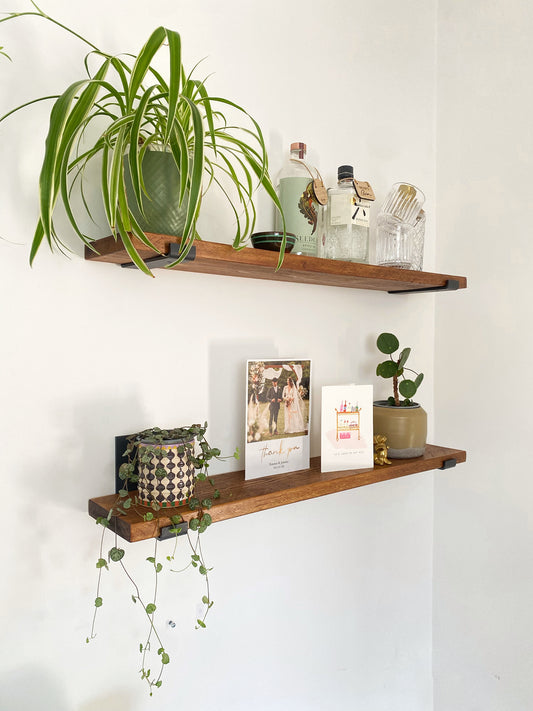 The Bracket shelf  - WALNUT