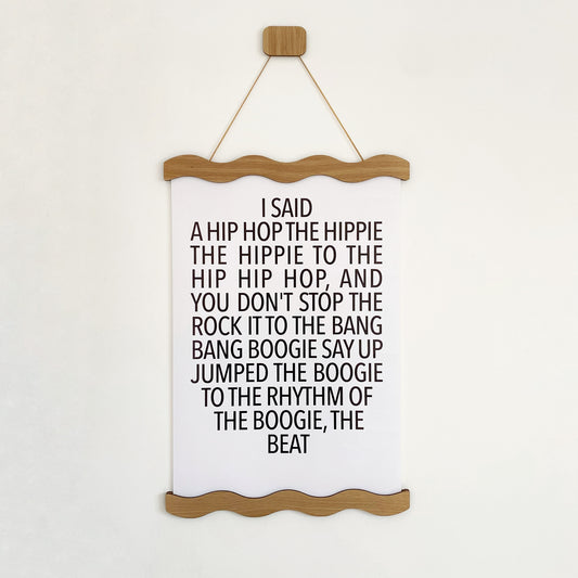 Wavey Magnetic Picture Frame - Oak