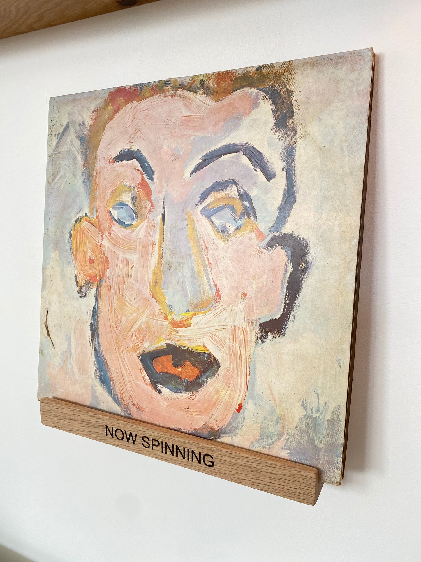 Large Vinyl LP ‘NOW SPINNING’ Record Ledge