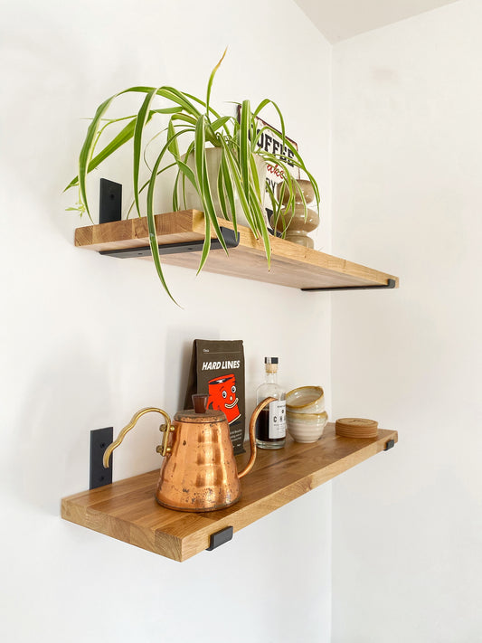 The Block Shelf  - OAK BUTCHER BLOCK