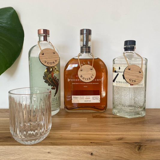 Bottle Tag- Gin, Whiskey, Vodka
