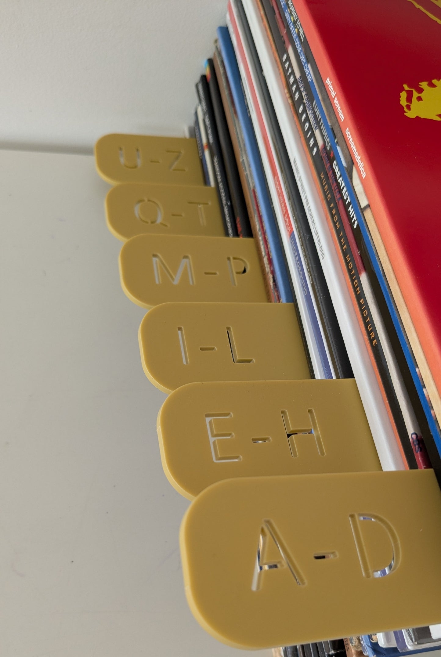 Acrylic Vinyl Record Dividers