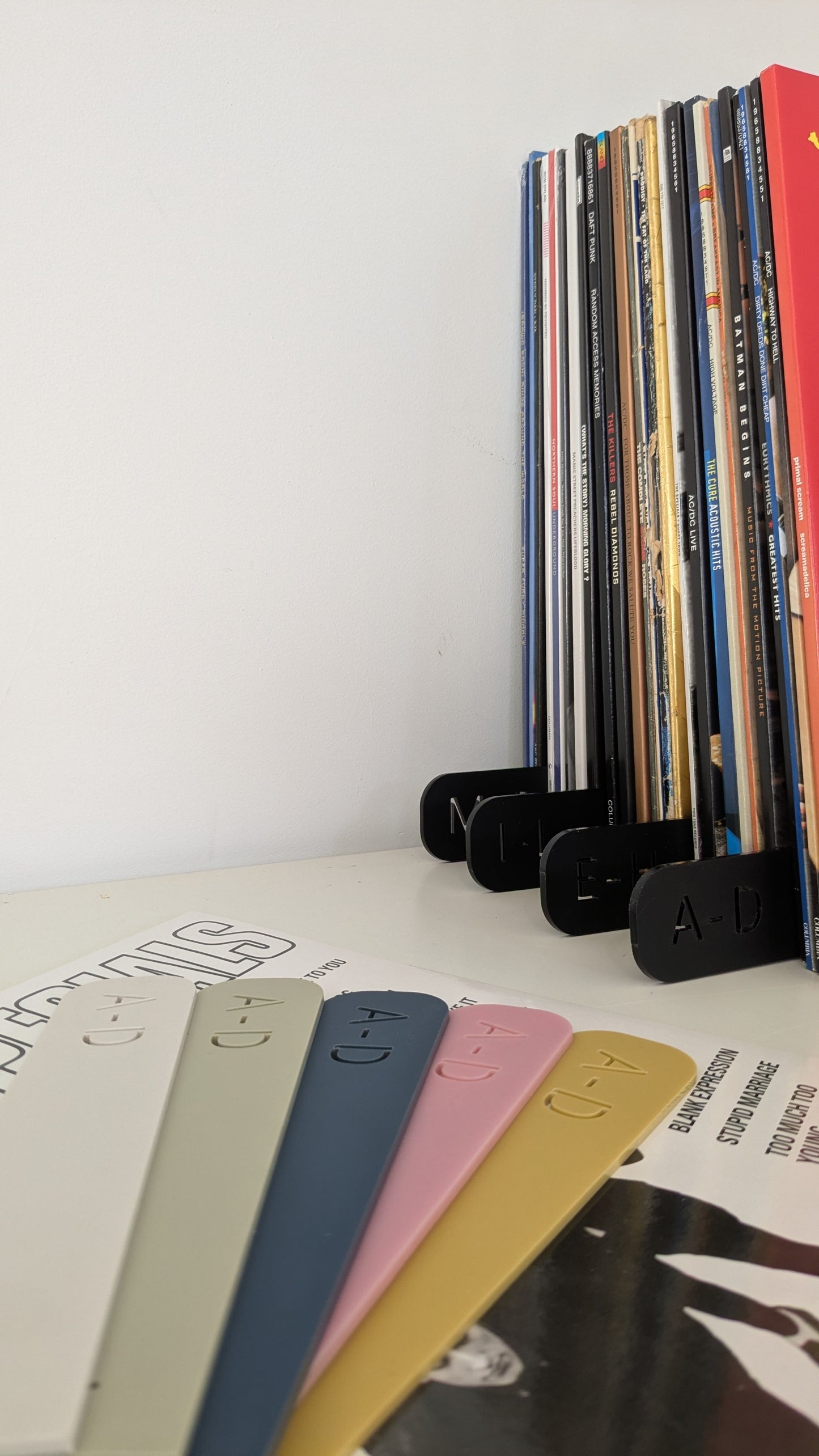 Acrylic Vinyl Record Dividers