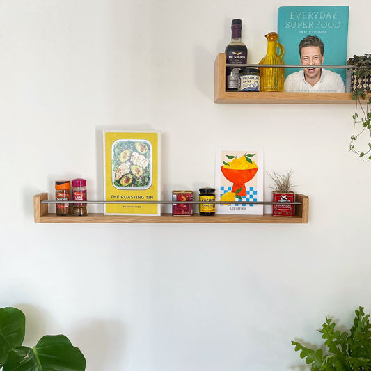 The Slim line Compound Shelf  - OAK