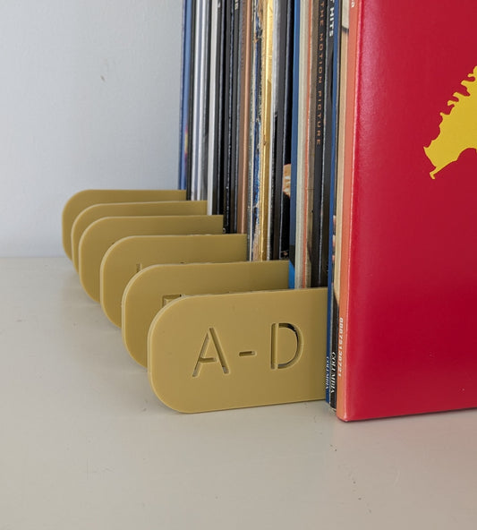 Acrylic Vinyl Record Dividers