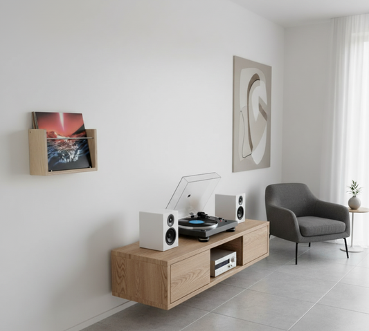 The Compound Vinyl LP Shelf - Birch Ply Edition